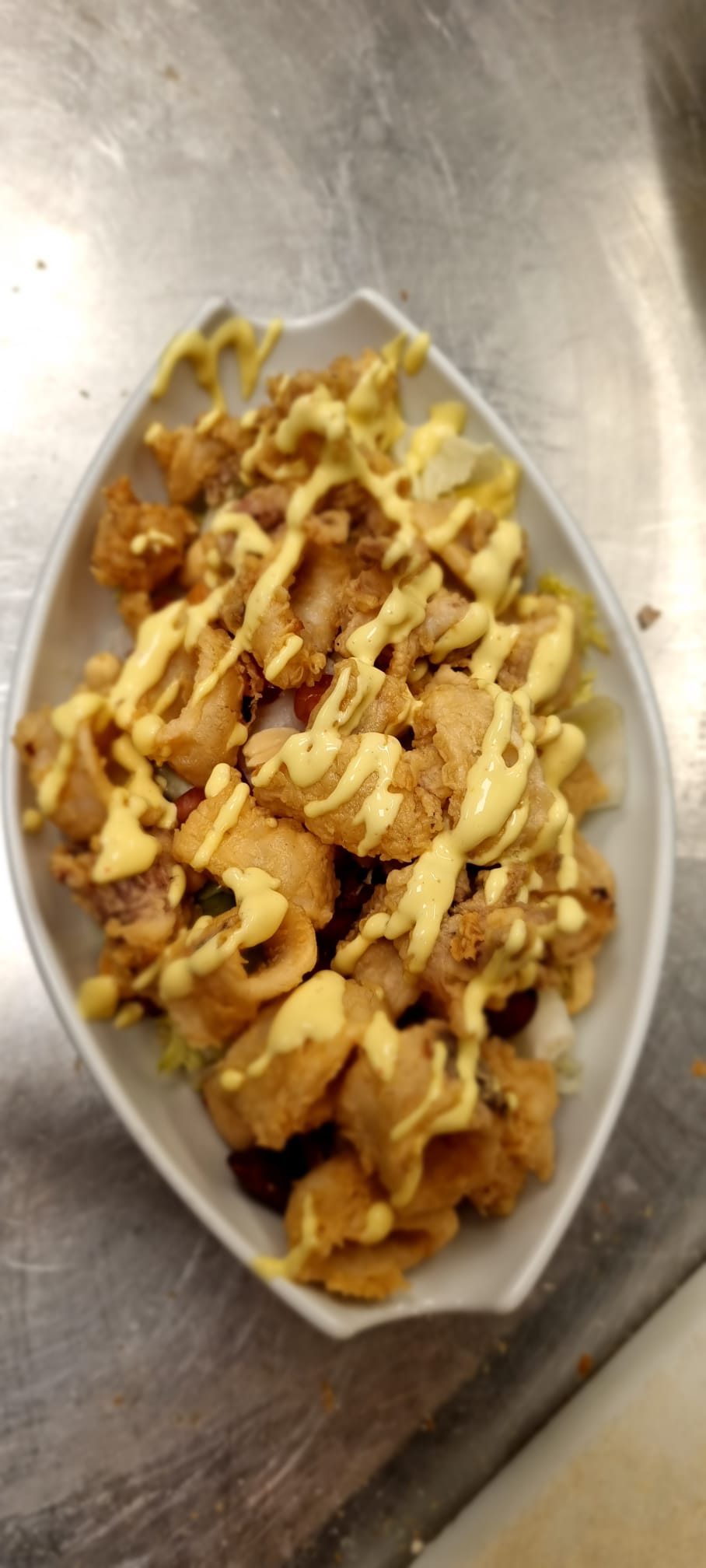 Imagen para: ENSALADA de CHIPIRONES REBOZADOS